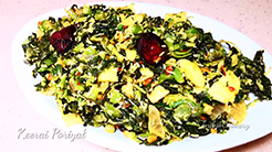 Stir fry Spinach | Tasty and healthy side dish for rice